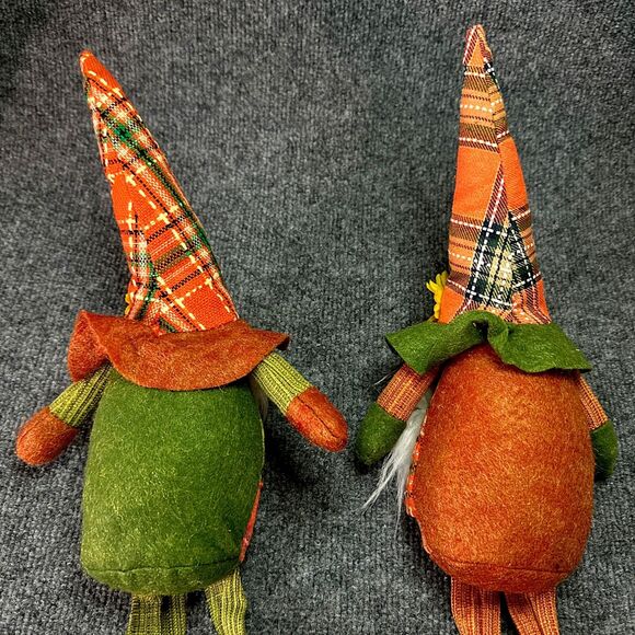 Set of 2 Gnomes Dwarf Stuffed Plush Couple Decorative - Picture 8 of 9